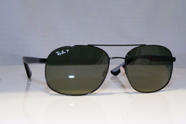 RAY-BAN Mens Polarized Boxed Designer Sunglasses Black Pilot RB 3593 0029A 19184