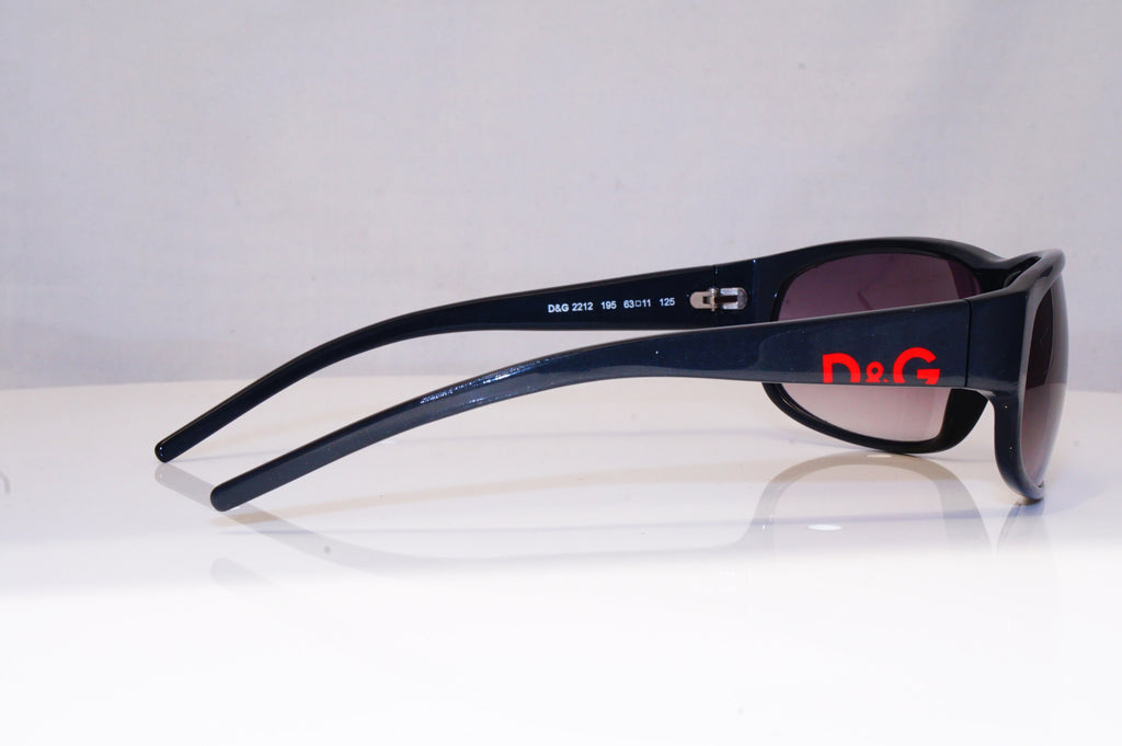 DOLCE & GABANNA Mens Designer Sunglasses  Wrap D&G 2212 195 18143