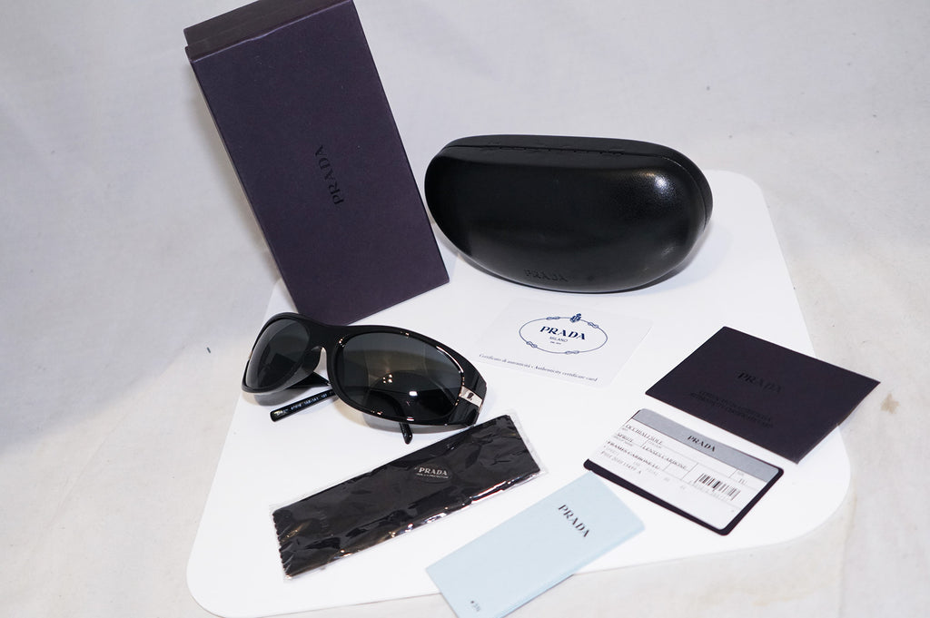 PRADA New Mens Designer Sunglasses Black Wrap SPR 07I 1AB-1A1 13847