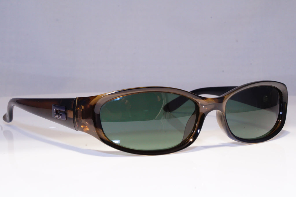 GUCCI Mens Womens Vintage Designer Sunglasses Brown Rectangle GG 2475 T4V 20253
