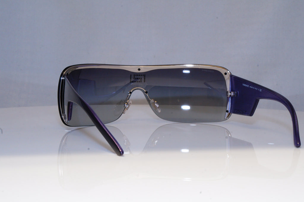 VERSACE Mens Womens Boxed Designer Sunglasses Black Shield 2091-B 1000/11 19182