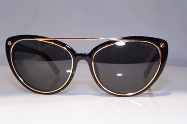 TOM FORD Womens Designer Sunglasses Black Cat Eye Edita TF 384 01A 21472