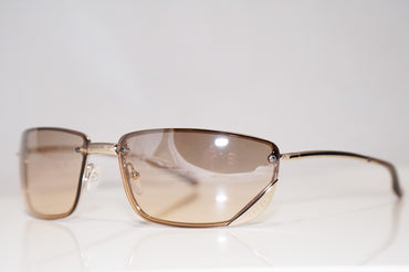 GUCCI 1990 Vinage Mens Designer Sunglasses Gold Wrap GG 1691 18S 13545