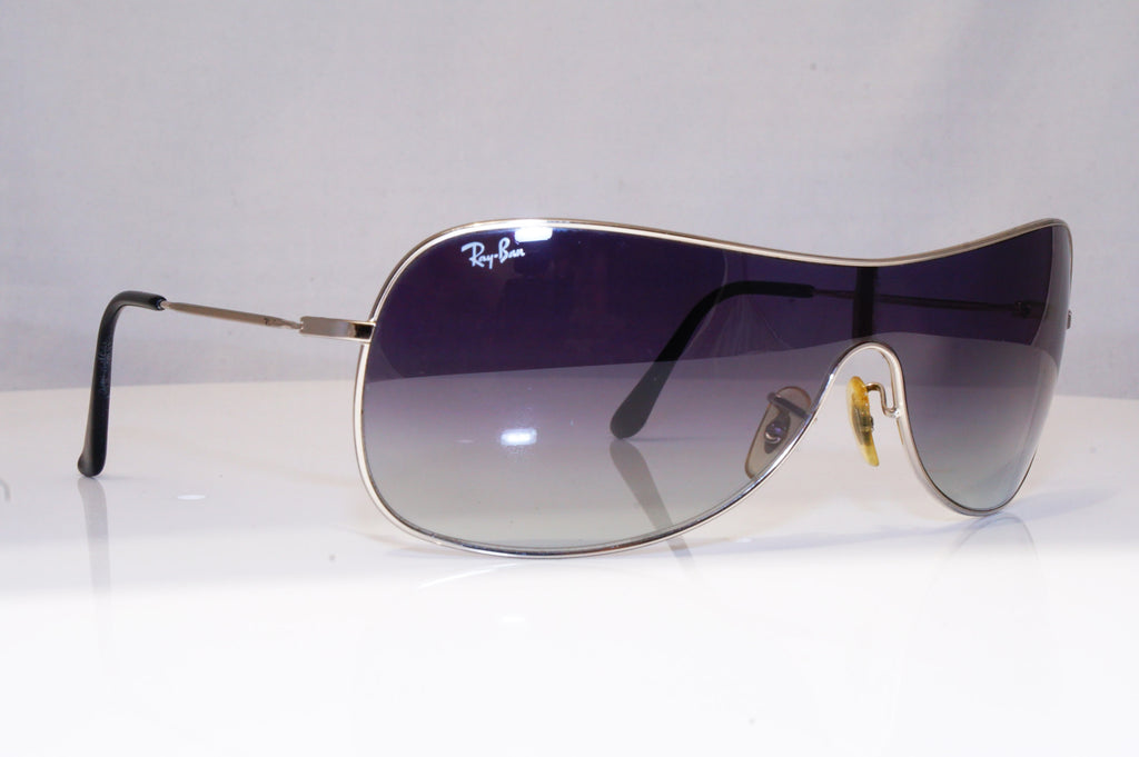 RAY-BAN Mens Designer Sunglasses Silver Wrap RB 3186 003/11 18134