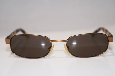 GUCCI 1990 Vintage Mens Designer Sunglasses Brown Rectangle GG 1639 E2W 13818