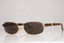 GUCCI 1990 Vintage Mens Designer Sunglasses Brown Rectangle GG 1639 E2W 13818