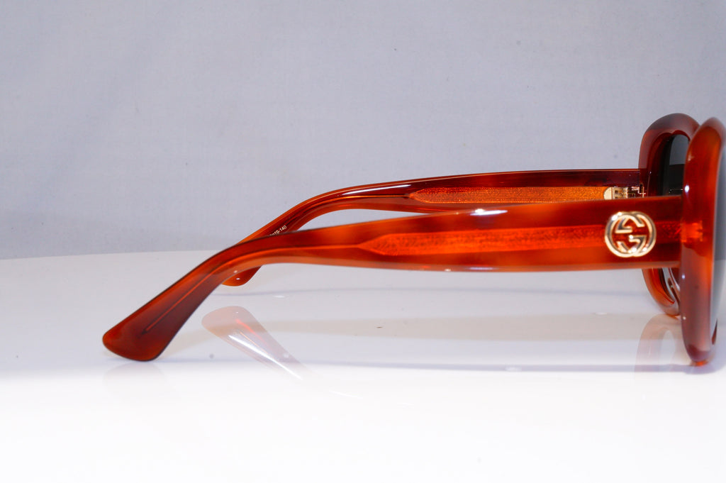 GUCCI Womens Designer Sunglasses Brown Oval GG 0140SA 002 21470
