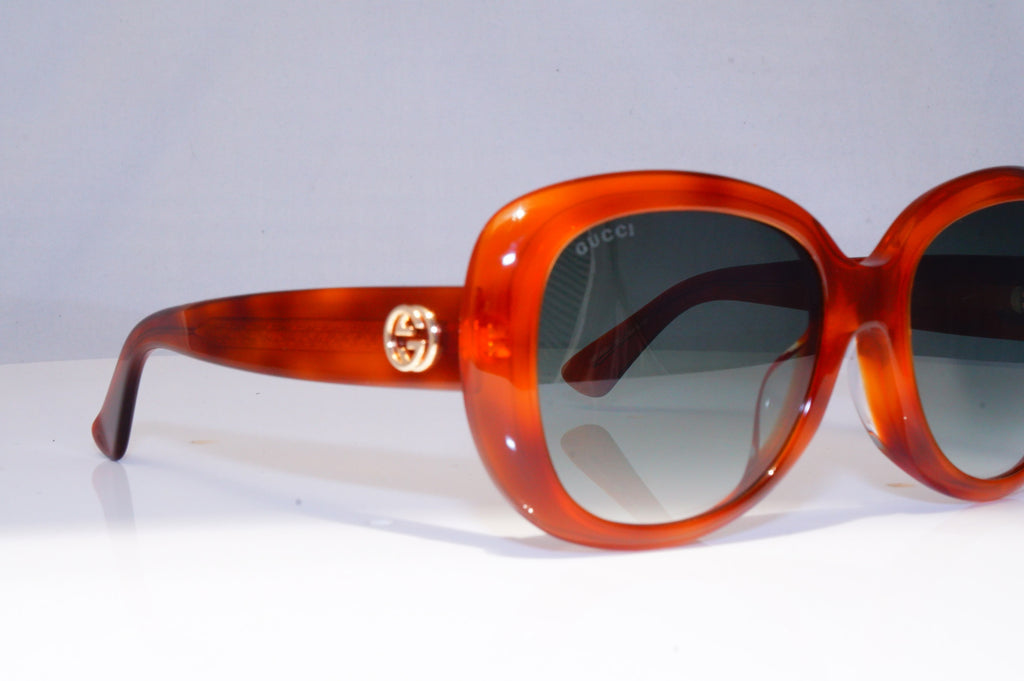 GUCCI Womens Designer Sunglasses Brown Oval GG 0140SA 002 21470