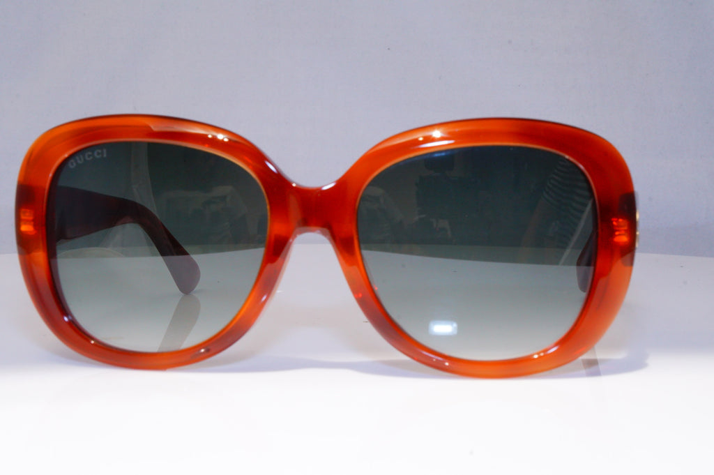 GUCCI Womens Designer Sunglasses Brown Oval GG 0140SA 002 21470