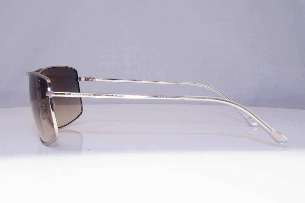 VERSACE Mens Womens Designer Sunglasses Silver Rectangle MOD 2104 1000/12 21467