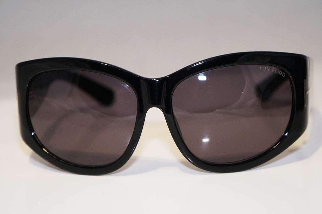 TOM FORD Womens Designer Sunglasses Black Oversized FELICITY TF404 01A 13538