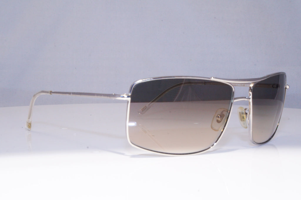 VERSACE Mens Womens Designer Sunglasses Silver Rectangle MOD 2104 1000/12 21467