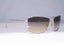 VERSACE Mens Womens Designer Sunglasses Silver Rectangle MOD 2104 1000/12 21467