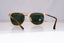 RAY-BAN Mens Vintage 1990 Designer Sunglasses Gold SIGNET RB 3429 001 18129
