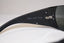 PRADA Rare Womens Designer Sunglasses Black Shield SPR 17H 7JS-1A1 13975