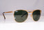 RAY-BAN Mens Vintage 1990 Designer Sunglasses Gold SIGNET RB 3429 001 18129