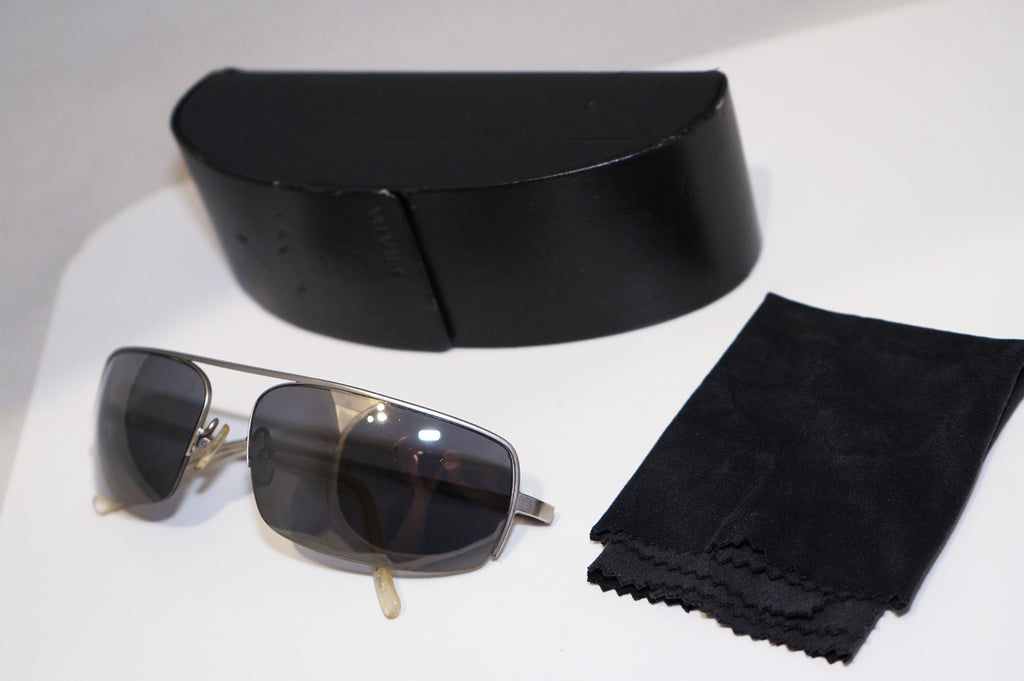 PRADA 1990 Vintage Mens Designer Sunglasses Silver SPR 60D 1AP-5M1 13738
