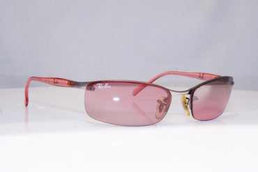 RAY-BAN Womens Diamante Vintage Designer Sunglasses Pink Wrap RB 1532 731 18128