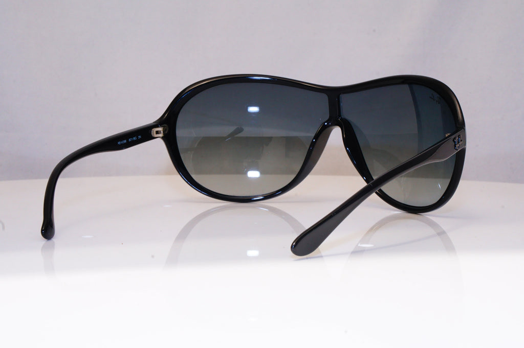 RAY-BAN Mens Designer Sunglasses Black Shield RB 4096 601/8G 18133