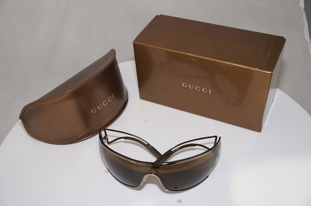 GUCCI Mens Womens Boxed Oversized Designer Sunglasses Shield GG 2800 HBC07 21481
