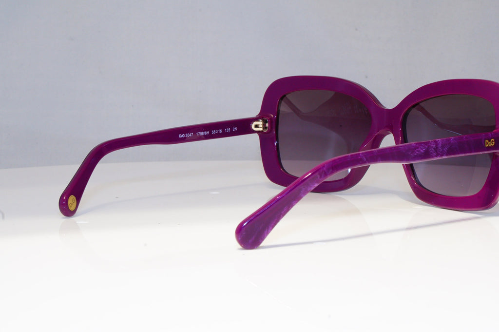 DOLCE & GABBANA Womens Designer Sunglasses Purple Square D&G 3047 1798/8H 20327