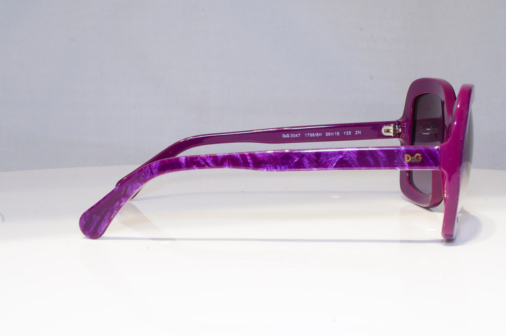 DOLCE & GABBANA Womens Designer Sunglasses Purple Square D&G 3047 1798/8H 20327