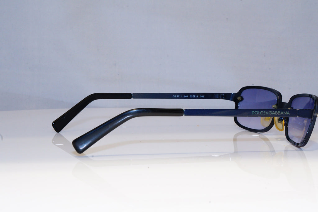 DOLCE & GABBANA Mens Boxed Vintage Designer Sunglasses Blue D&G 373 640 19154