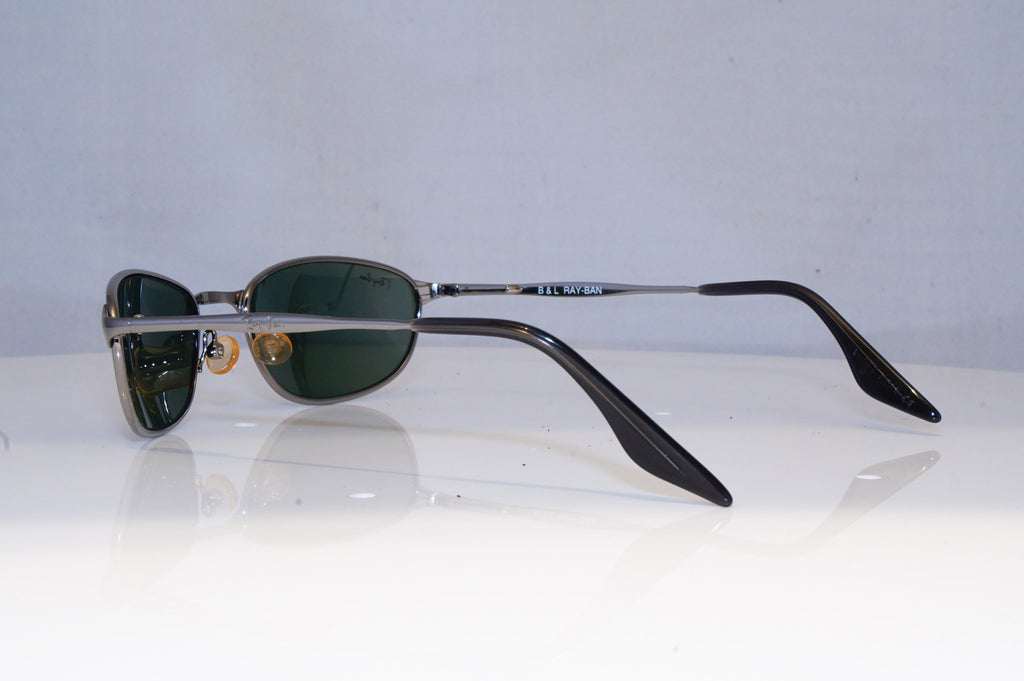 RAY-BAN Mens Vintage 1990 Designer Sunglasses Silver Wrap FLIGHT W2982 SLV 19150