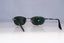 RAY-BAN Mens Vintage 1990 Designer Sunglasses Silver Wrap FLIGHT W2982 SLV 19150