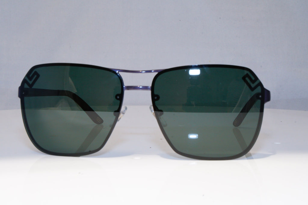 VERSACE Mens Designer Sunglasses Grey Square 2114 1275/71 21471