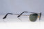 RAY-BAN Mens Vintage 1990 Designer Sunglasses Silver Wrap FLIGHT W2982 SLV 19150