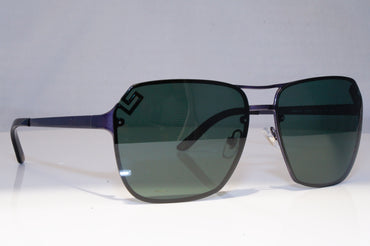 VERSACE Mens Designer Sunglasses Grey Square 2114 1275/71 21471