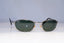 RAY-BAN Mens Vintage 1990 Designer Sunglasses Silver Wrap FLIGHT W2982 SLV 19150