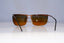 GUCCI Mens Vintage 1990 Designer Sunglasses Brown Wrap GG 2652 S8P 19124