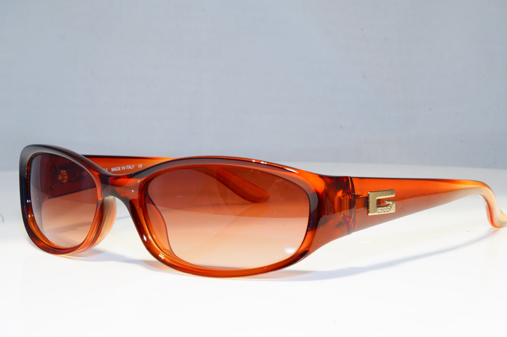 GUCCI Mens Womens Vintage Designer Sunglasses Brown Rectangle GG 2456 T8V 20318