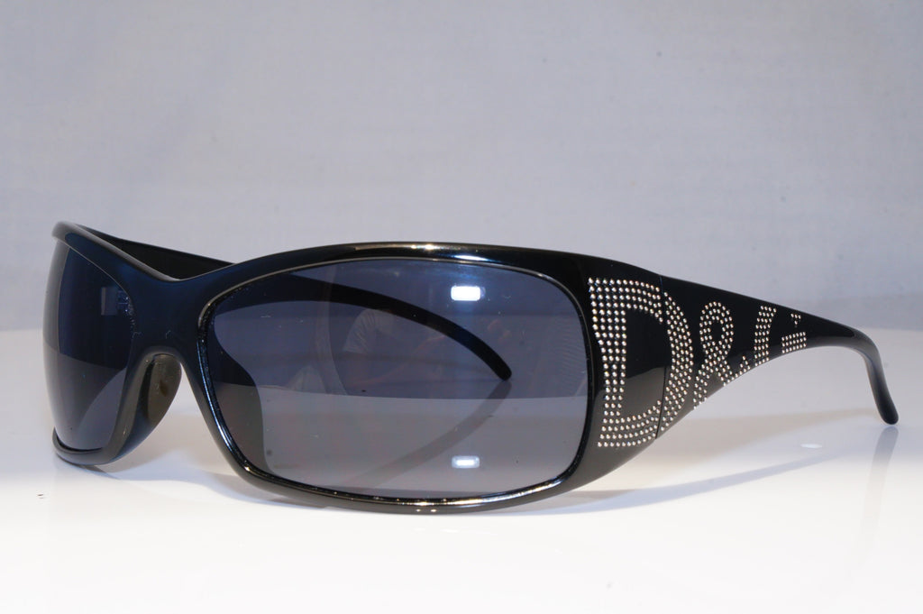 DOLCE & GABBANA Mens Designer Sunglasses Black Wrap D&G 8009 501/87 21461
