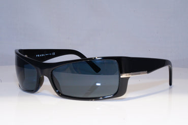 PRADA Mens Designer Sunglasses Black Rectangle SPR 08G 1AB-1A1 19142