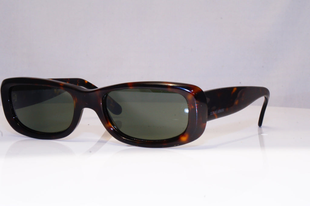 GIORGIO ARMANI Mens Vintage 1990 Designer Sunglasses Brown Rectangle 941 17071