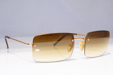 GUCCI Mens Vintage 1990 Designer Sunglasses Gold Square GG 1653 T3J 20309