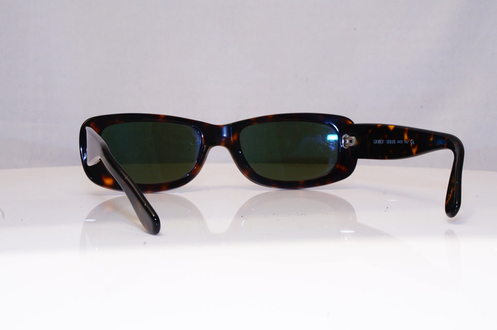 GIORGIO ARMANI Mens Vintage 1990 Designer Sunglasses Brown Rectangle 941 17071