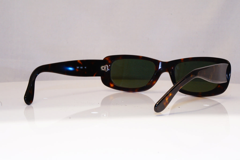 GIORGIO ARMANI Mens Vintage 1990 Designer Sunglasses Brown Rectangle 941 17071