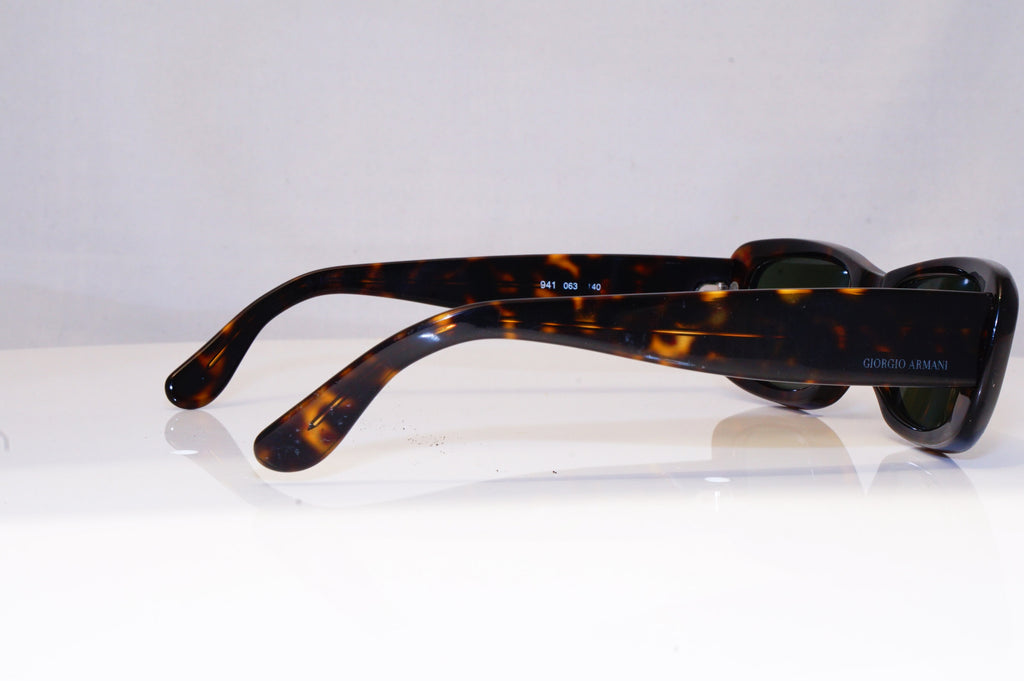 GIORGIO ARMANI Mens Vintage 1990 Designer Sunglasses Brown Rectangle 941 17071