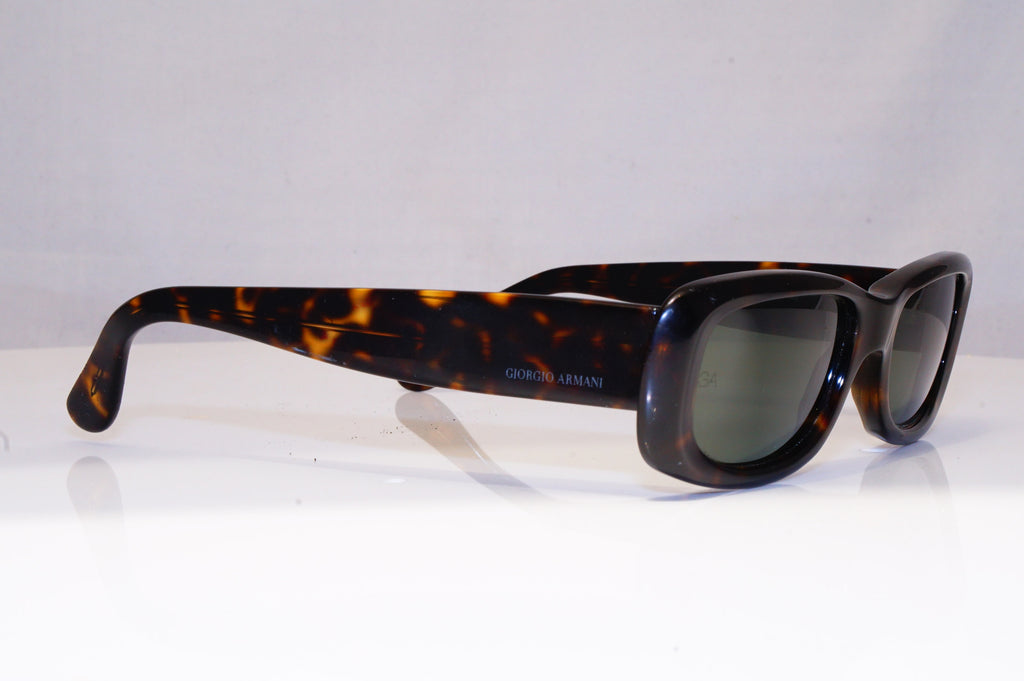GIORGIO ARMANI Mens Vintage 1990 Designer Sunglasses Brown Rectangle 941 17071