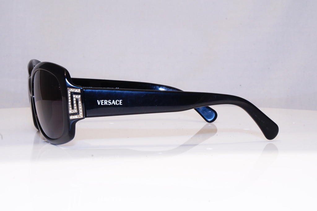 VERSACE Womens Diamante Designer Sunglasses Black Butterfly 4046-B GB1/87 17110