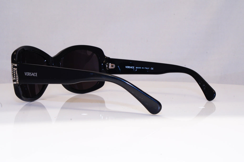 VERSACE Womens Diamante Designer Sunglasses Black Butterfly 4046-B GB1/87 17110