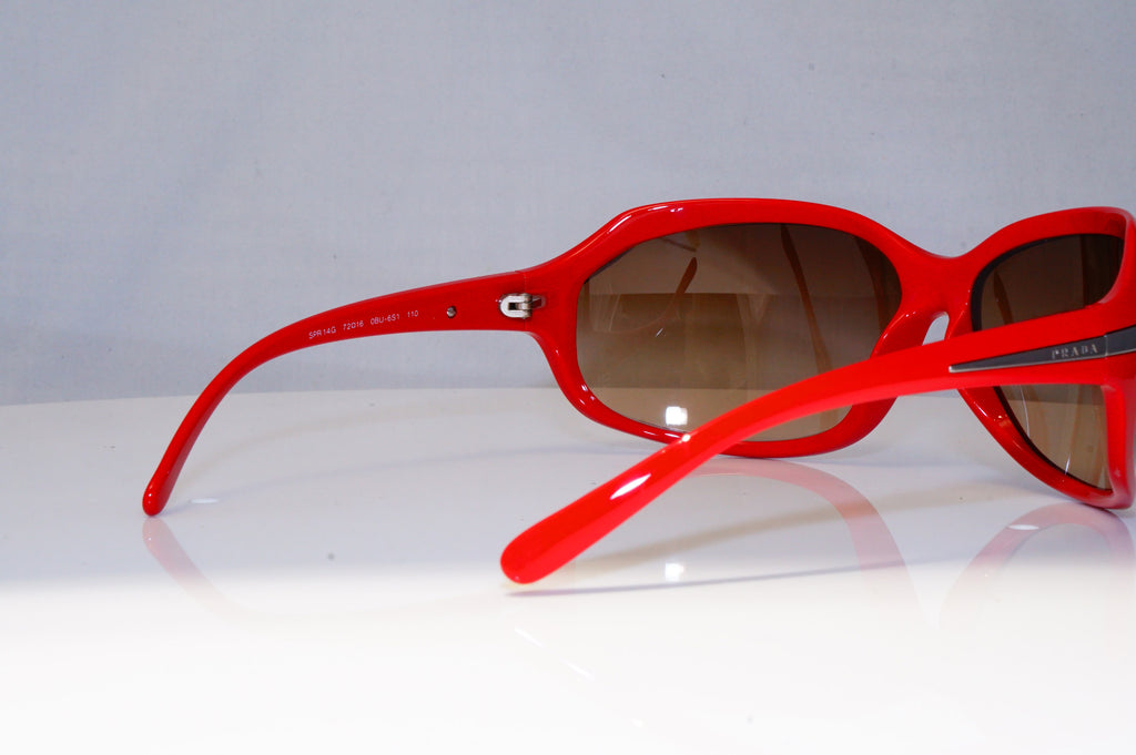 PRADA Mens Womens Designer Sunglasses Red Wrap SPR 14G 0BU-6S1 21462