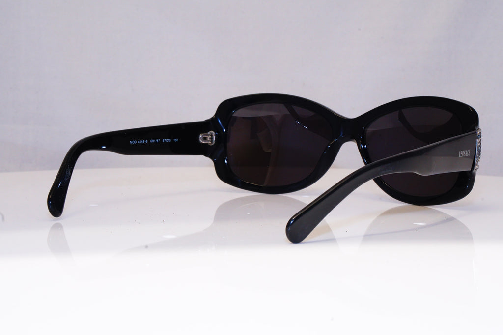 VERSACE Womens Diamante Designer Sunglasses Black Butterfly 4046-B GB1/87 17110
