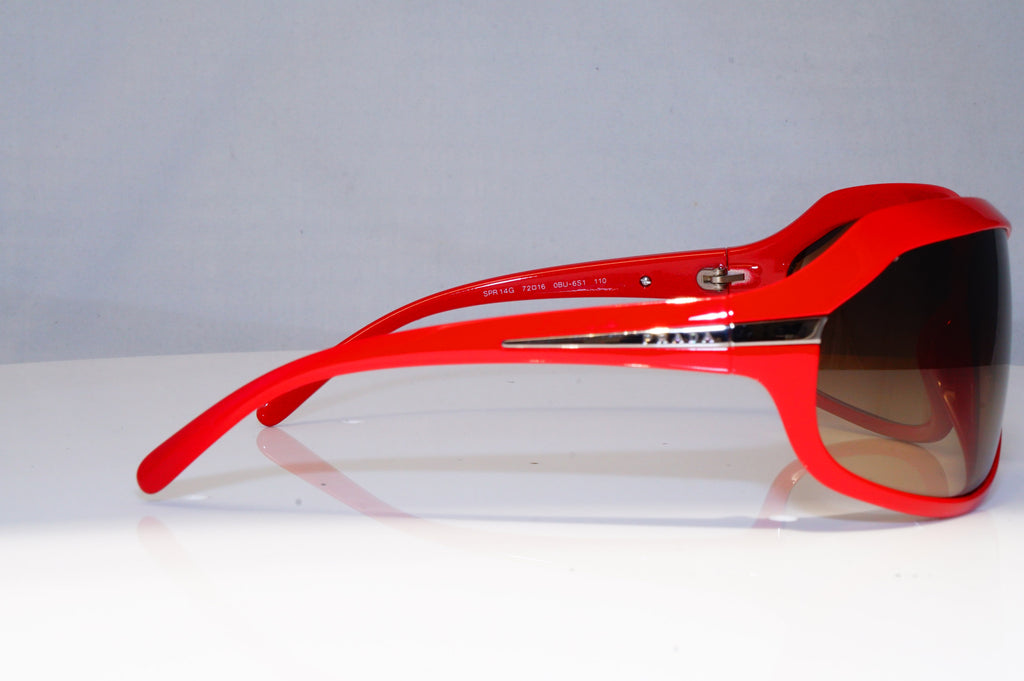 PRADA Mens Womens Designer Sunglasses Red Wrap SPR 14G 0BU-6S1 21462