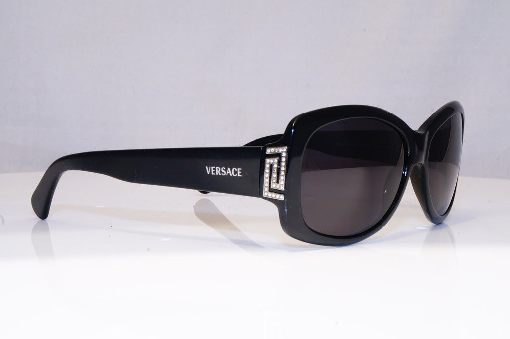 VERSACE Womens Diamante Designer Sunglasses Black Butterfly 4046-B GB1/87 17110