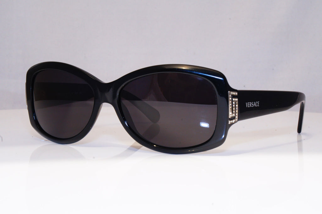 VERSACE Womens Diamante Designer Sunglasses Black Butterfly 4046-B GB1/87 17110